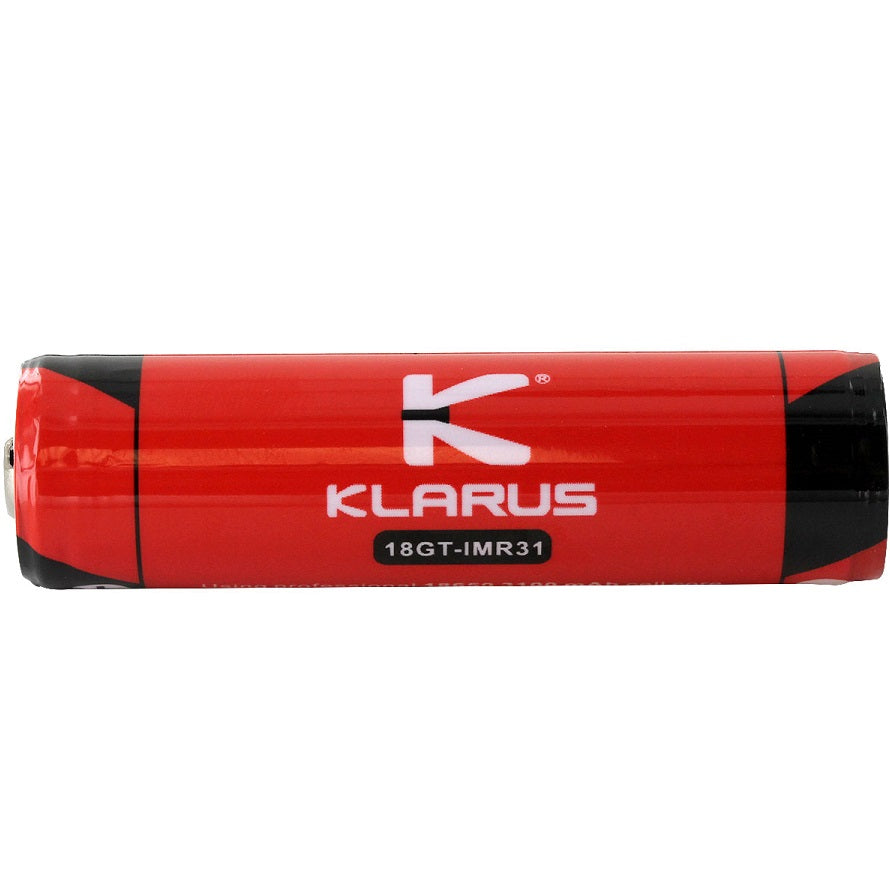 KLARUS 18GT IMR 18650 3100MAH 3.6V PROTECTED HIGH-DRAIN 12A LITHIUM MANGANESE BATTERY