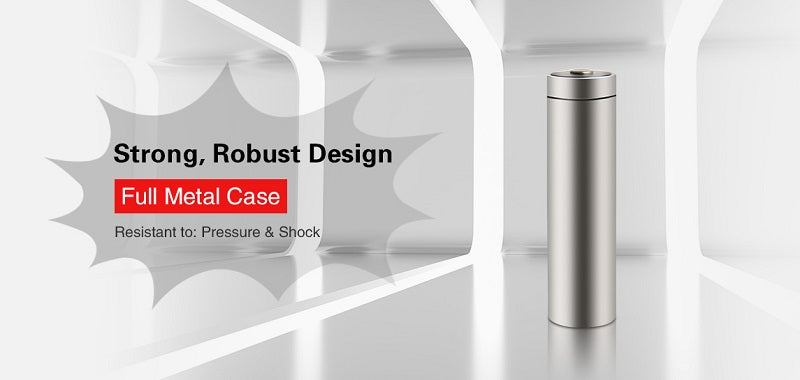 KLARUS 21GT-50 5000mAh 3.6V PROTECTED HIGH-DRAIN 15A LITHIUM BUTTON TOP BATTERY