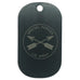 LASER ENGRAVED BLACK ANODIZED LOGO DOG TAG - SPECIAL FORCES US ARMY