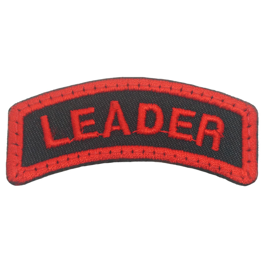LEADER TAB - BLACK RED