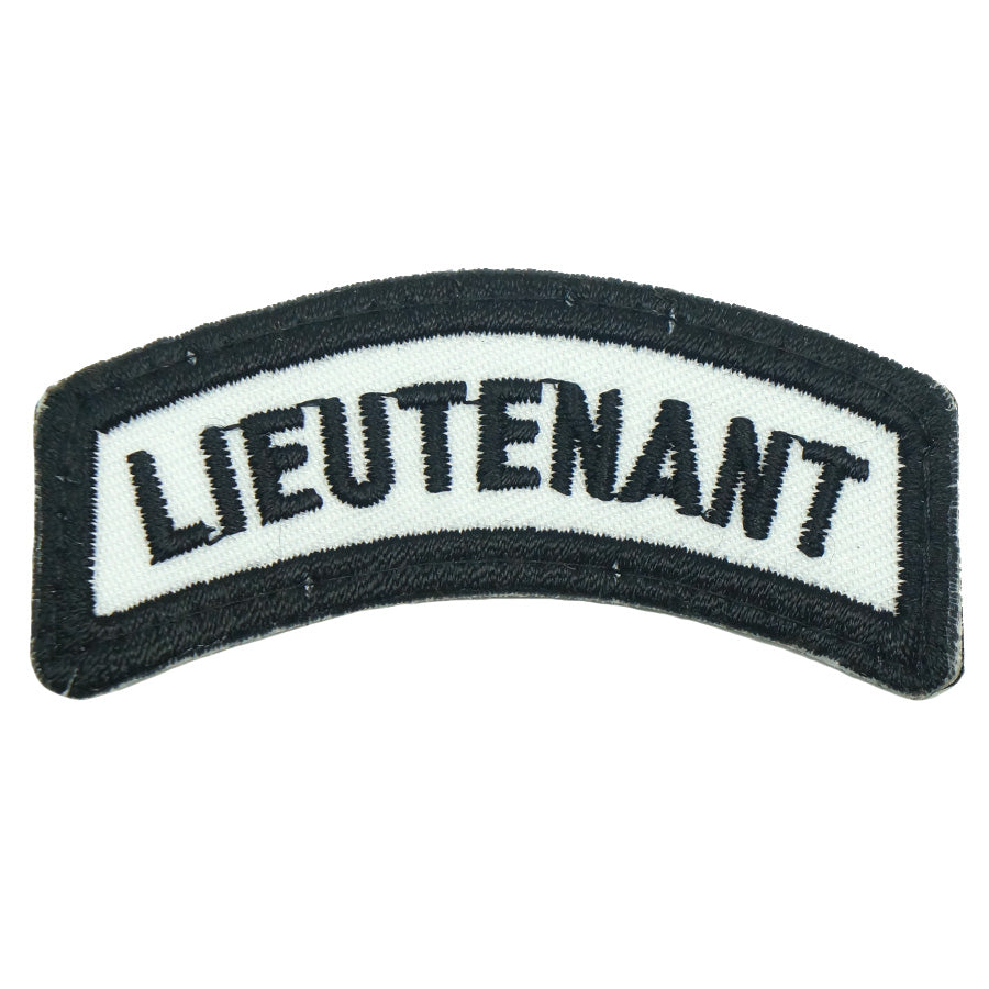 LIEUTENANT TAB - WHITE BLACK