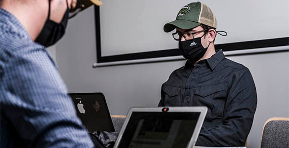 HELIKON-TEX REUSABLE FACE MASK SILVER IONS - BLACK