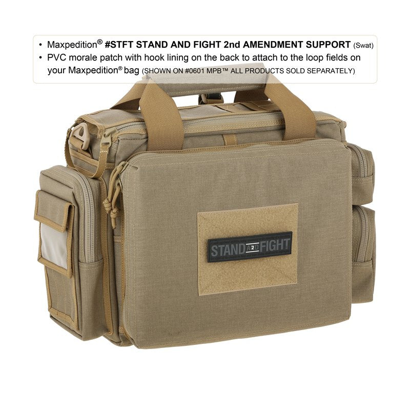 MAXPEDITION STAND AND FIGHT 2ND AMENDMENT SUPPORT PATCH - SWAT - Hock Gift Shop | Army Online Store in Singapore