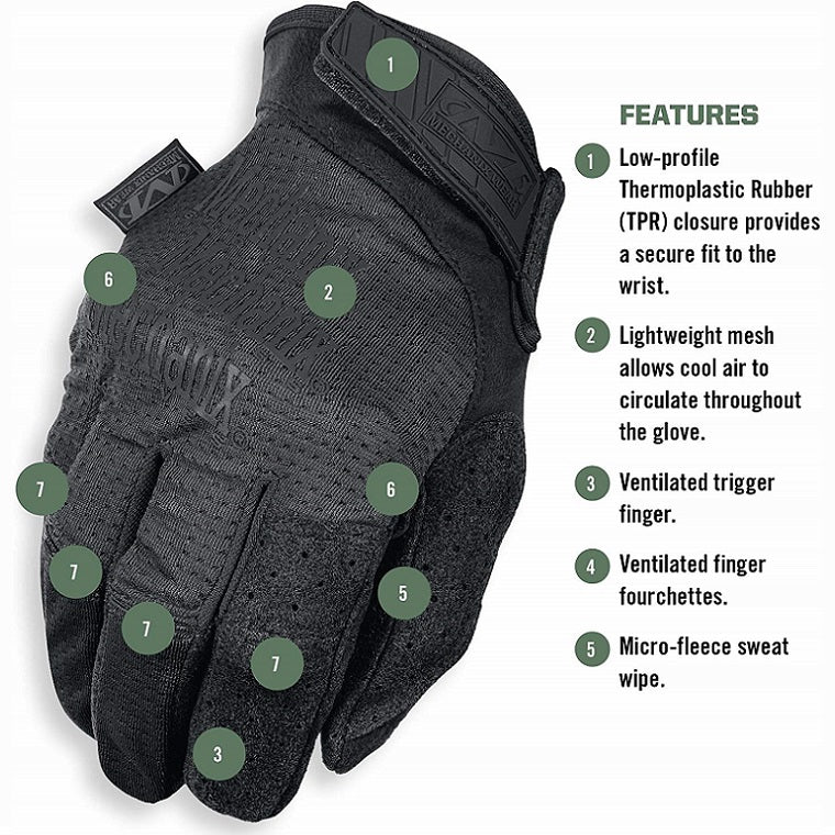 MECHANIX SPECIALTY VENT COVERT - BLACK