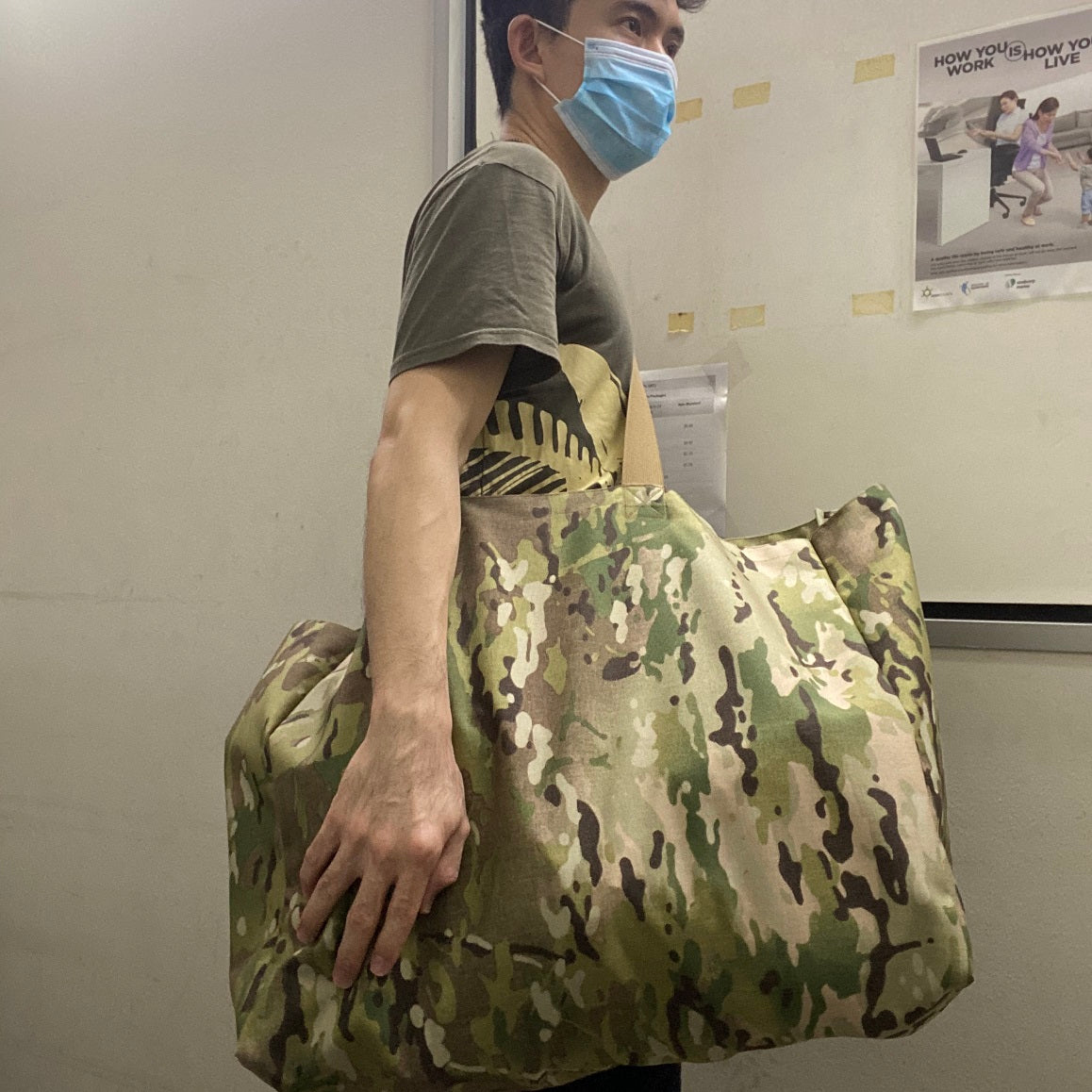 MIL-SPEC BIG BIG TOTE BAG - 1000 DENIER CORDURA (ACU)