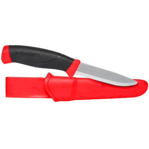 MORAKNIV® COMPANION F RESCUE - STAINLESS STEEL - RED (11828)