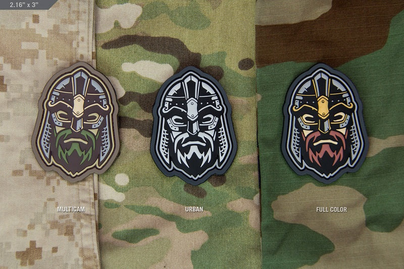 MSM VIKING WARRIOR HEAD 2 MORALE PATCH - FULL COLOR