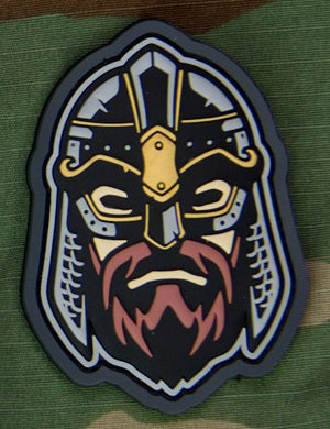 MSM VIKING WARRIOR HEAD 2 MORALE PATCH - FULL COLOR