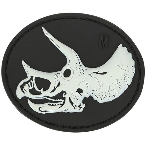 MAXPEDITION TRICERATOPS SKULL PATCH - GLOW