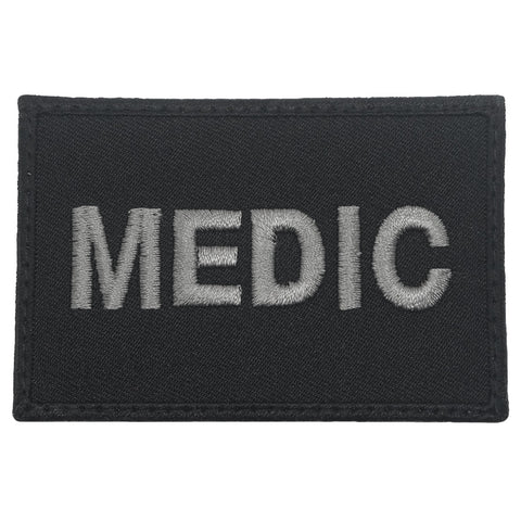 MEDIC CALL SIGN PATCH - BLACK FOLIAGE