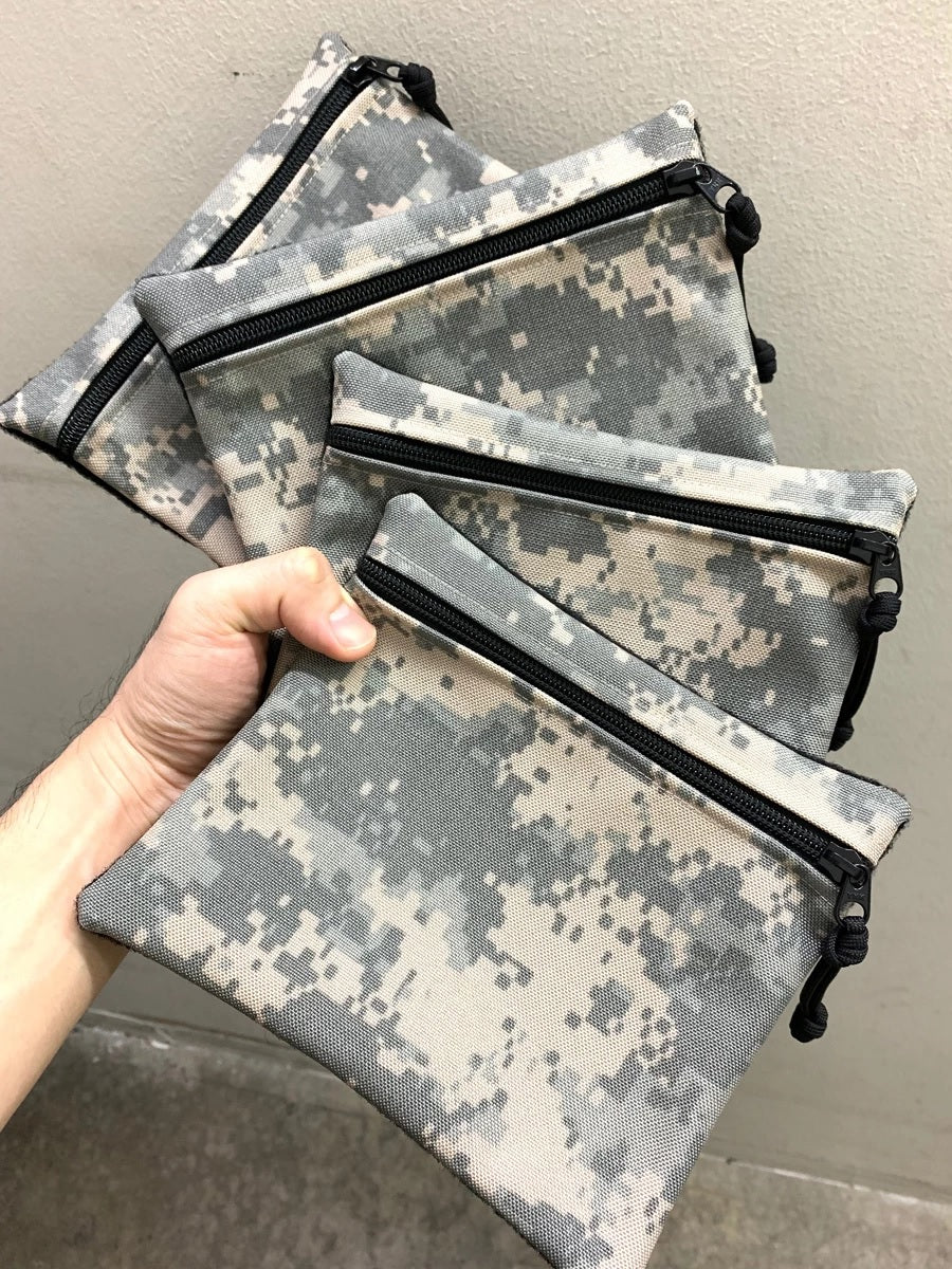 MIL-SPEC EDC POUCH LOOP SIDE VELCRO - 1000 DENIER CORDURA (ACU CAMO)