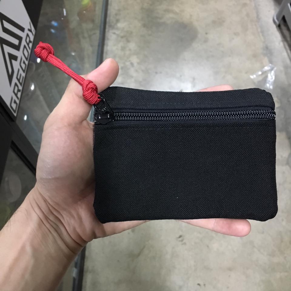 MIL-SPEC MINI EDC POUCH - HOOK SIDE VELCRO (BLACK)