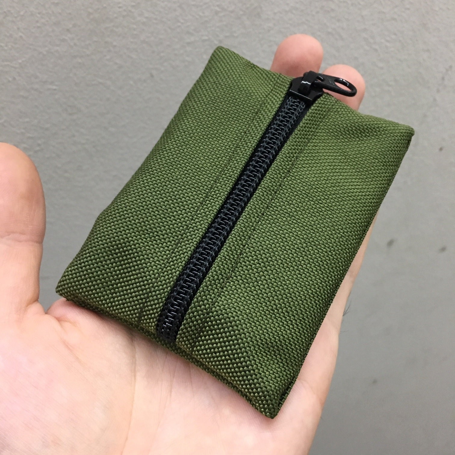 MIL-SPEC KEY WALLET WITH CARD POCKET - 1000 DENIER CORDURA (OD)