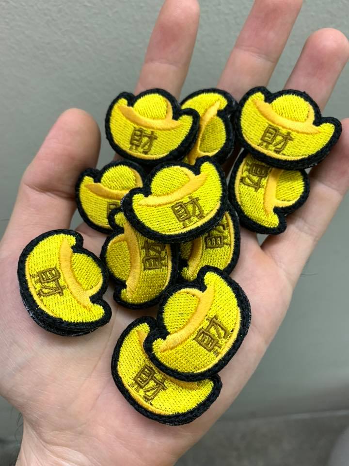 MINI GOLDEN WEALTH INGOT PATCH - FULL COLOR