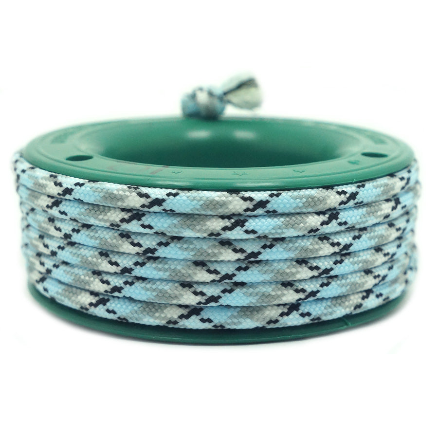 550 PARACORD MINI SPOOL - CRYSTAL GREY CAMO