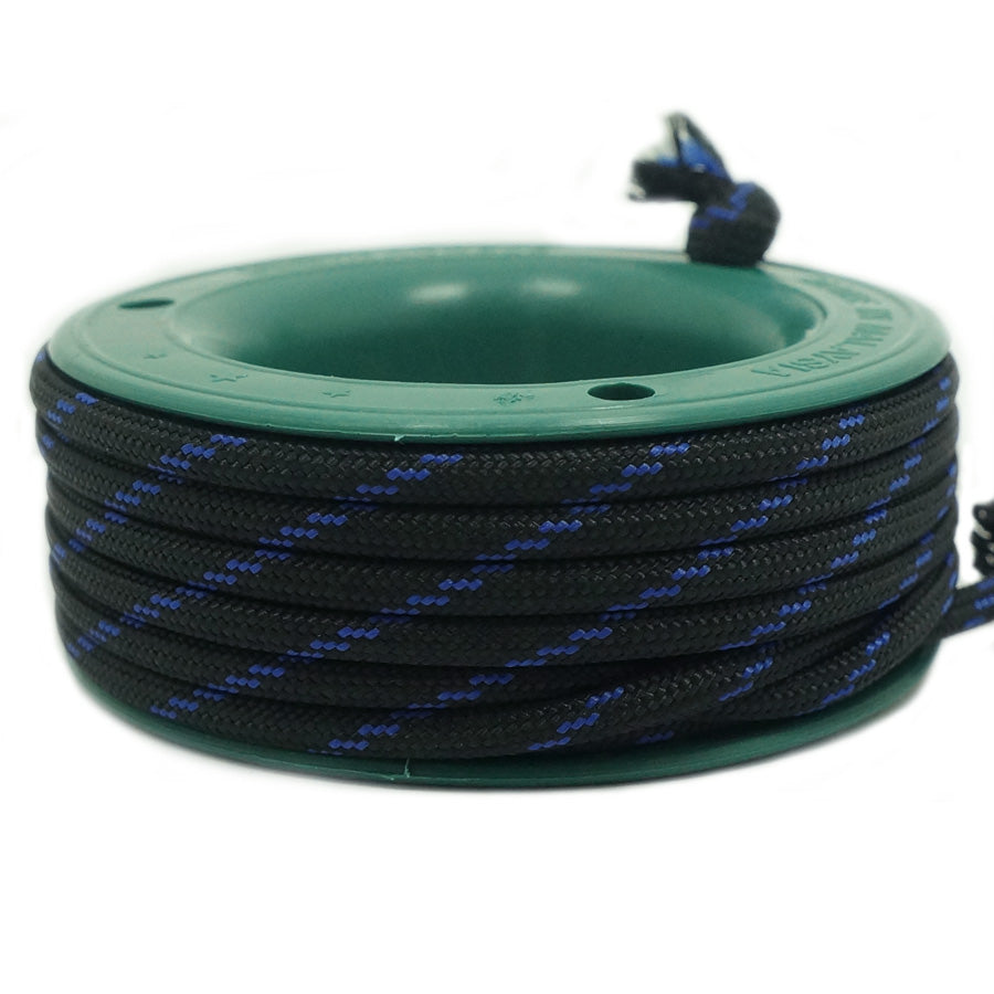 550 PARACORD MINI SPOOL - THIN BLUE LINE