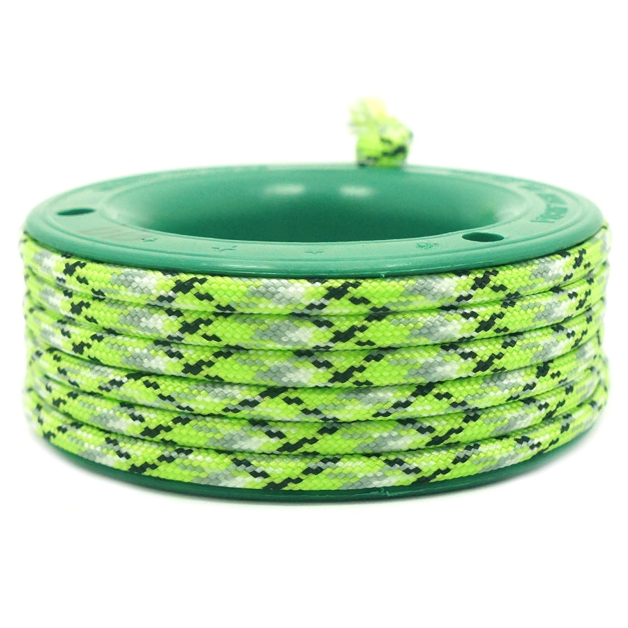 550 PARACORD MINI SPOOL - GREEN SPEC CAMO