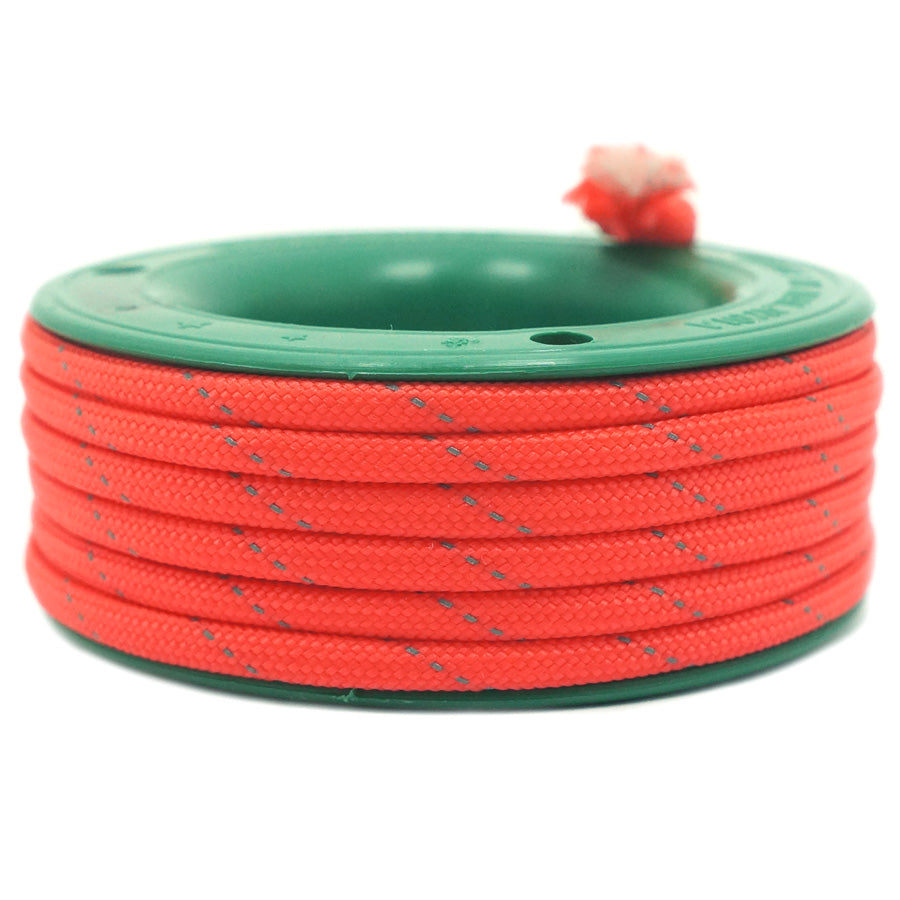 550 PARACORD MINI SPOOL - ORANGE REFLECTIVE
