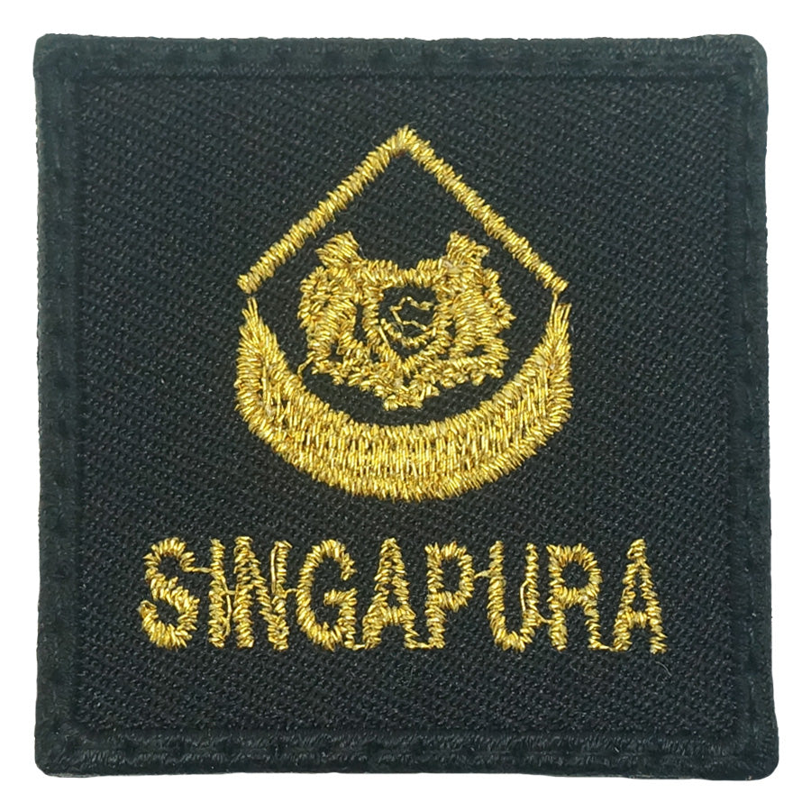 MINI SAF RANK PATCH - 3WO (BLACK GOLD)