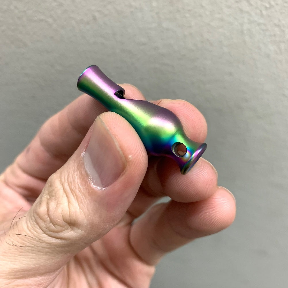 MINI STAINLESS STEEL WHISTLE - SPECTRUM