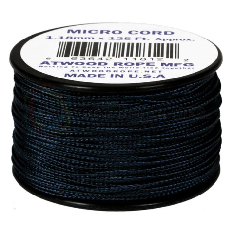 ATWOOD ROPE MFG MICRO CORD (125FT) - NAVY
