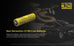 NITECORE NL2140 21700 4000MAH 3.6V 10A PROTECTED LITHIUM ION (LI-ION) BUTTON TOP BATTERY