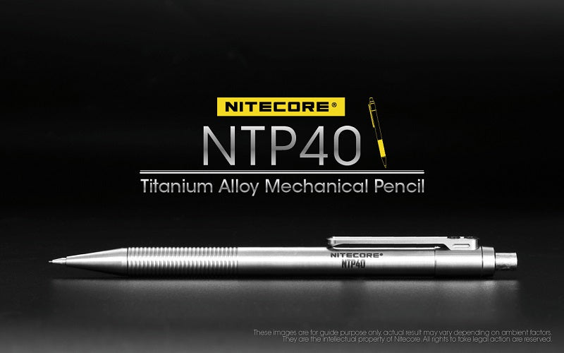 NITECORE NTP40 TITANIUM ALLOY MECHANICAL PENCIL