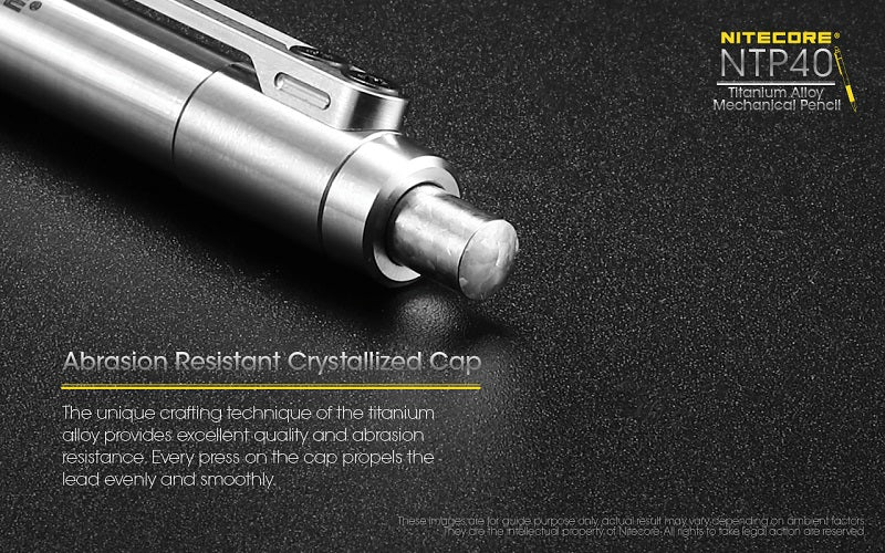 NITECORE NTP40 TITANIUM ALLOY MECHANICAL PENCIL