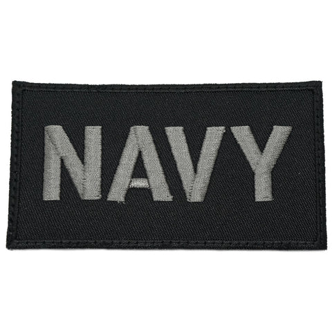 NAVY CALL SIGN PATCH - BLACK FOLIAGE