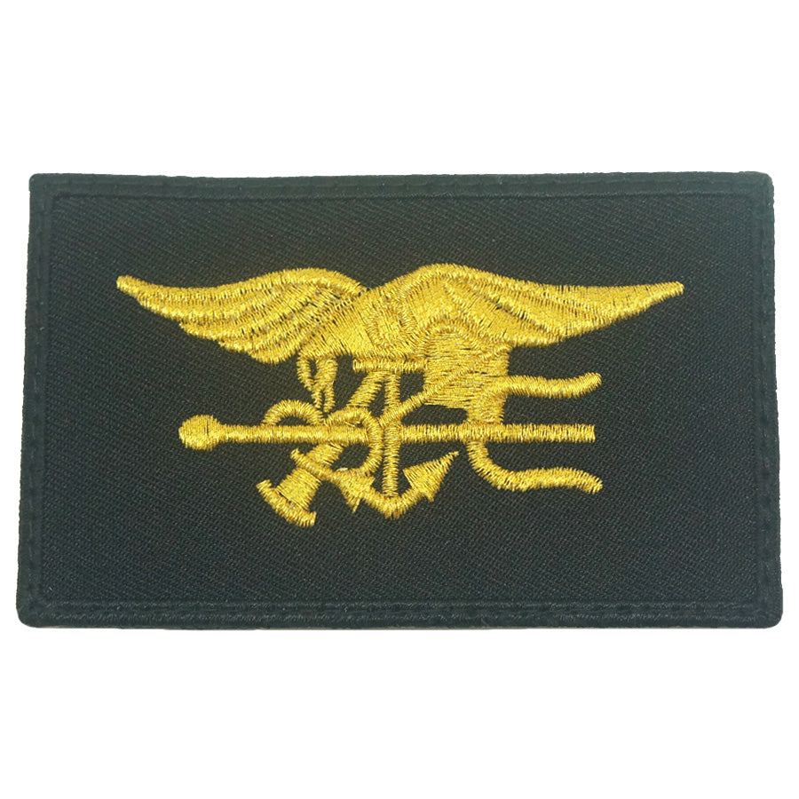 NAVY SEAL PATCH - BLACK GOLD