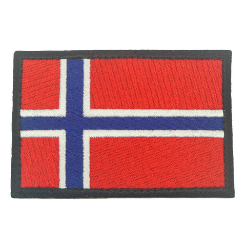 NORWAY FLAG EMBROIDERY PATCH