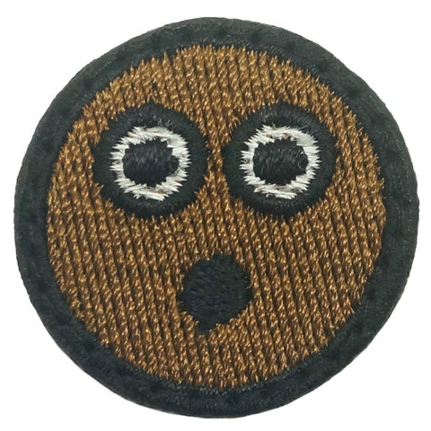 OIC FACE EMOJI PATCH - BROWN