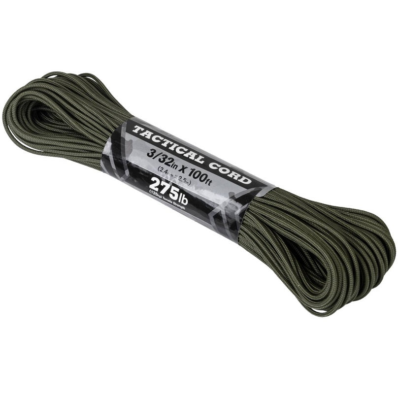 ATWOOD ROPE MFG TACTICAL 275 CORD (100FT) - OLIVE DRAB