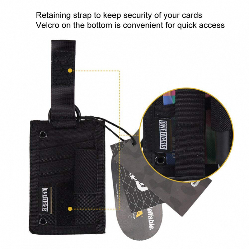 ONE TIGRIS SHOT PUT ID CARD HOLDER - COYOTE BROWN