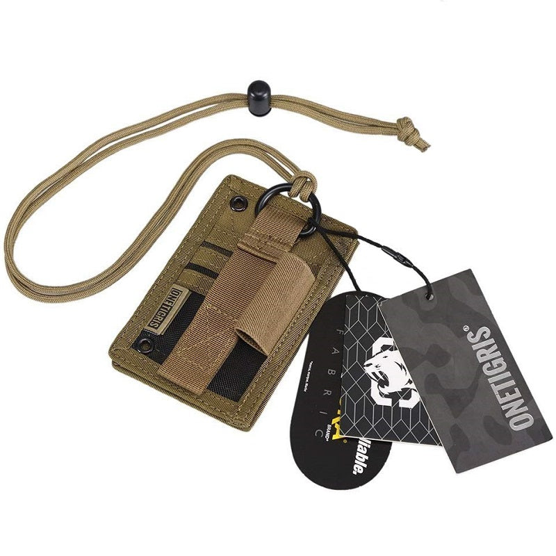 ONE TIGRIS SHOT PUT ID CARD HOLDER - COYOTE BROWN