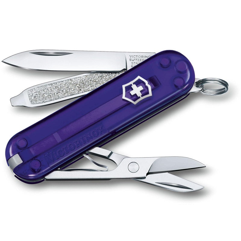 VICTORINOX CLASSIC SD TRANSPARENT, 58MM - PERSIAN INDIGO