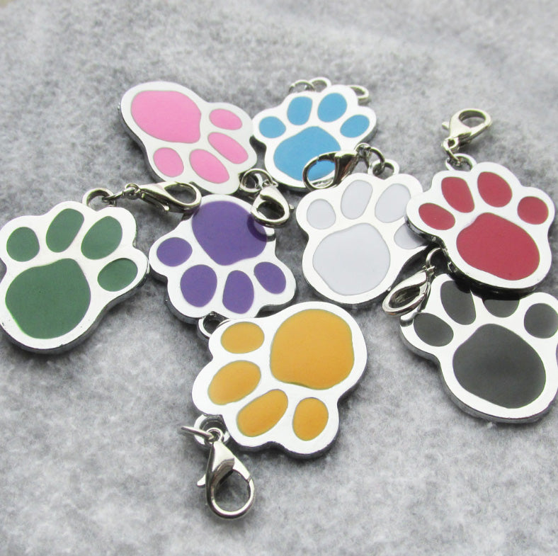 PAW SHAPED ZINC ALLOY PET TAG - 2019 VERSION
