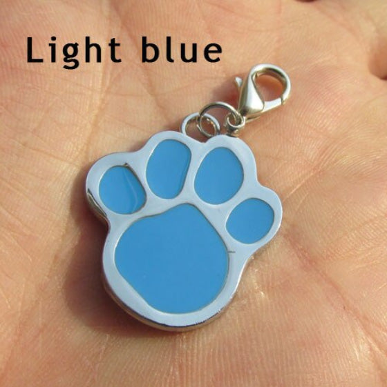 PAW SHAPED ZINC ALLOY PET TAG - 2019 VERSION