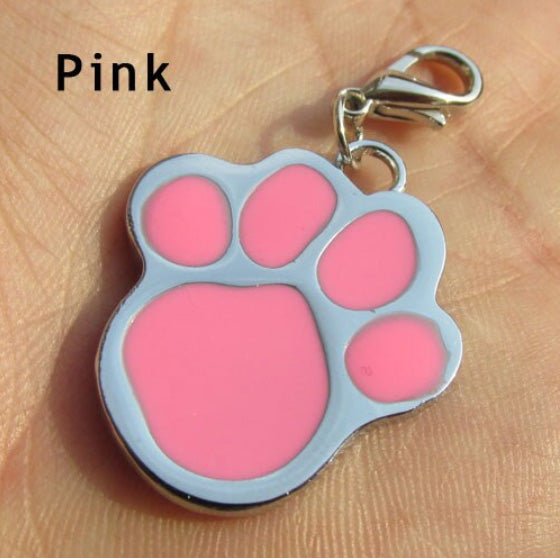 PAW SHAPED ZINC ALLOY PET TAG - 2019 VERSION