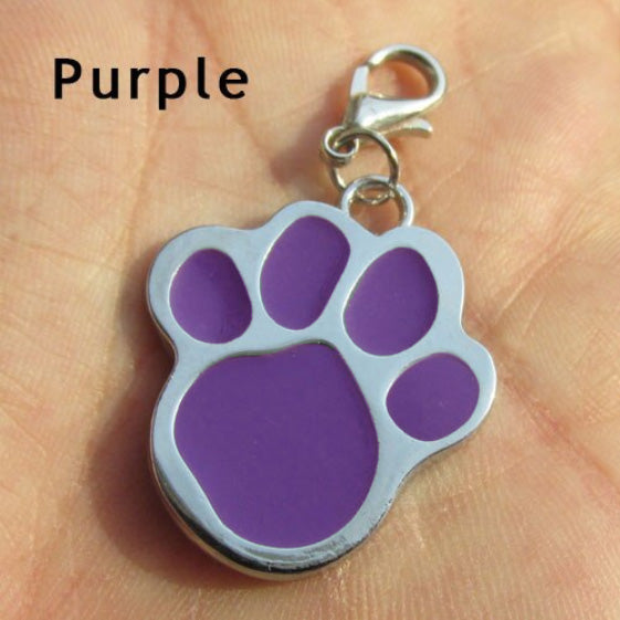 PAW SHAPED ZINC ALLOY PET TAG - 2019 VERSION
