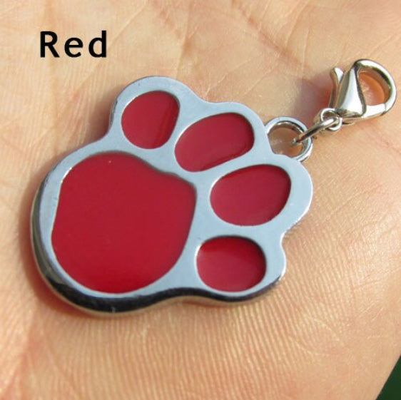 PAW SHAPED ZINC ALLOY PET TAG - 2019 VERSION