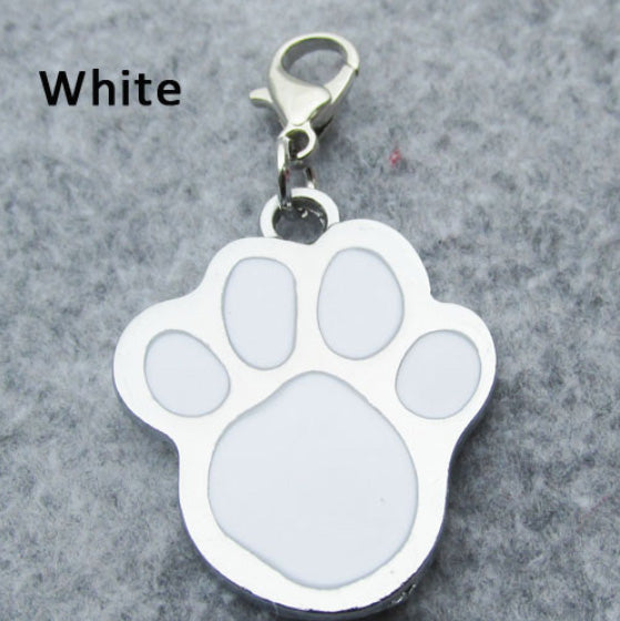 PAW SHAPED ZINC ALLOY PET TAG - 2019 VERSION