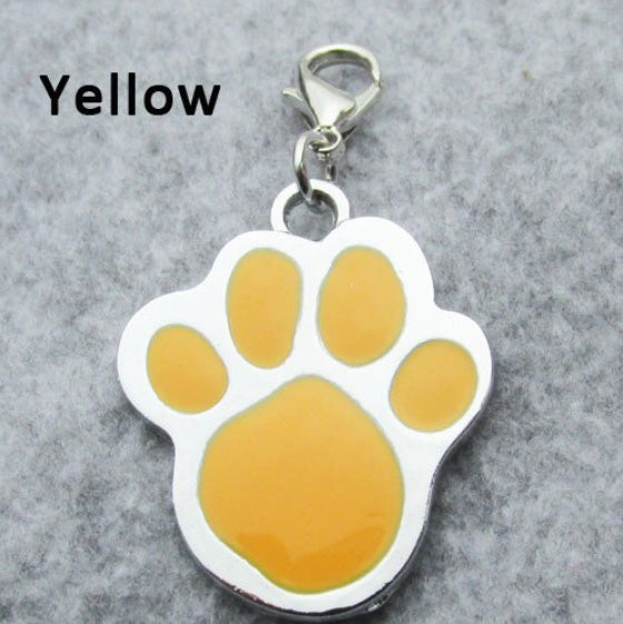 PAW SHAPED ZINC ALLOY PET TAG - 2019 VERSION