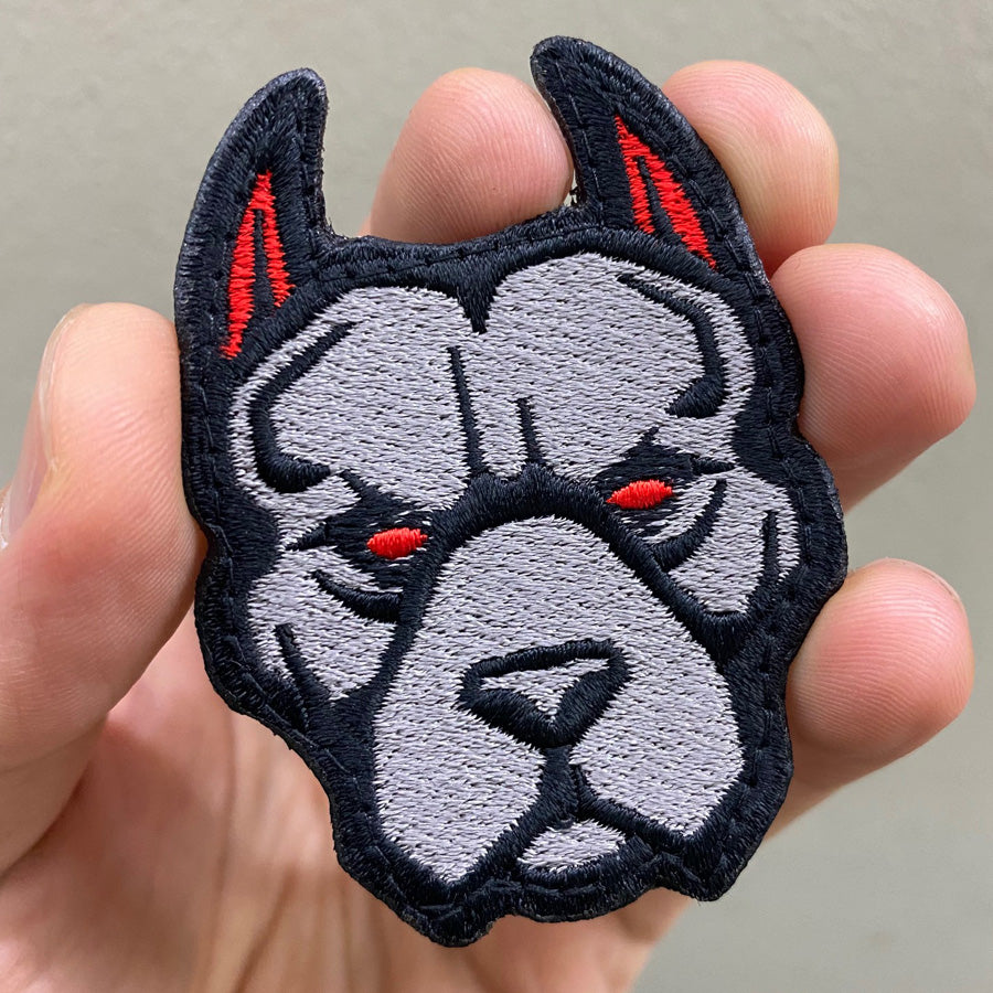 PIT BULL HEAD PATCH - DARK ACU