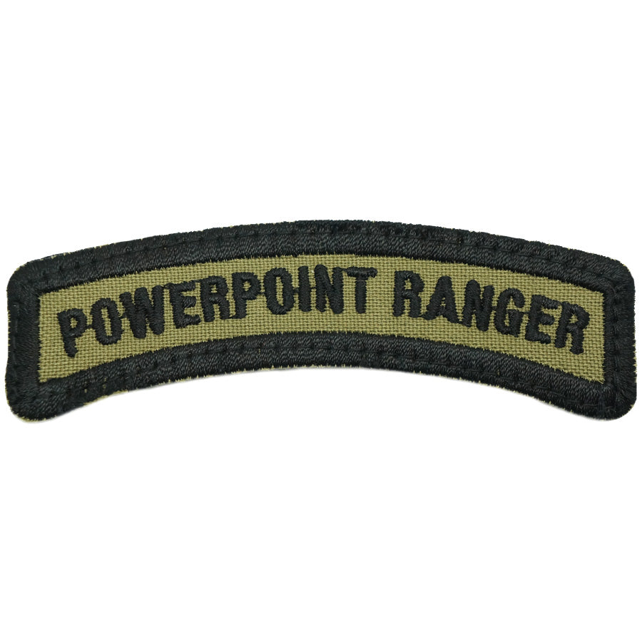 POWERPOINT RANGER TAB - OLIVE GREEN