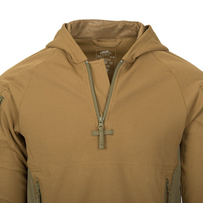 HELIKON-TEX RANGE HOODIE - TOPCOOL - COYOTE/ADAPTIVE GREEN