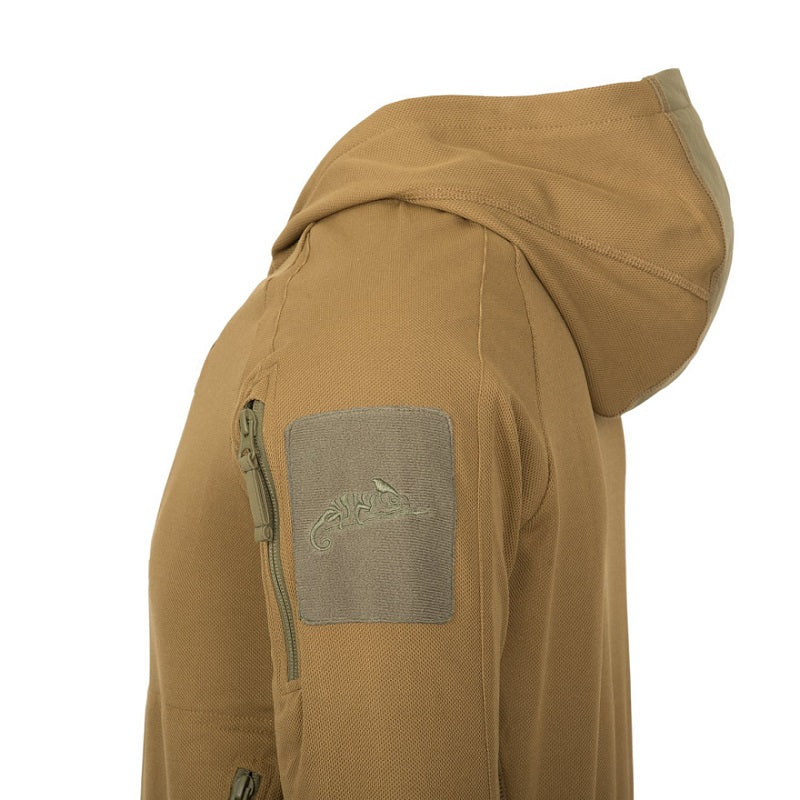 HELIKON-TEX RANGE HOODIE - TOPCOOL - COYOTE/ADAPTIVE GREEN