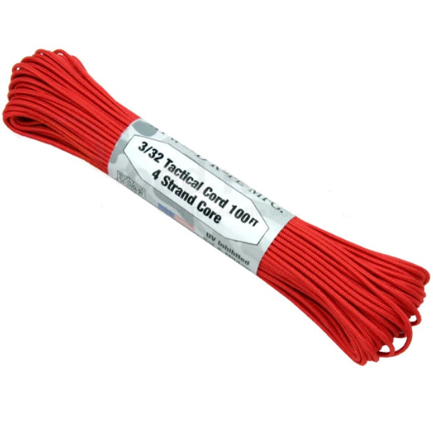 ATWOOD ROPE MFG TACTICAL 275 CORD (100FT) - RED
