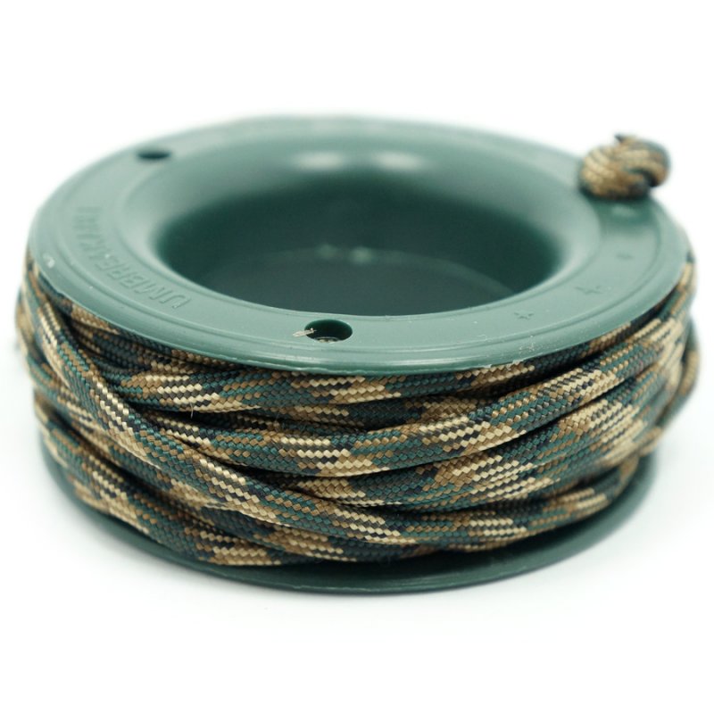 ROTHCO 550 PARACORD MINI SPOOL - ROTHCO WOODLAND CAMO - Hock Gift Shop | Army Online Store in Singapore