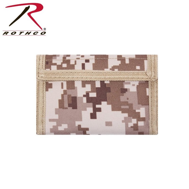 ROTHCO COMMANDO WALLET 600D POLYESTER - DESERT DIGITAL CAMO - Hock Gift Shop | Army Online Store in Singapore